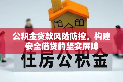 宁洱公积金贷款风险防控，构建安全借贷的坚实屏障