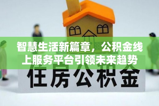 宁洱智慧生活新篇章，公积金线上服务平台引领未来趋势